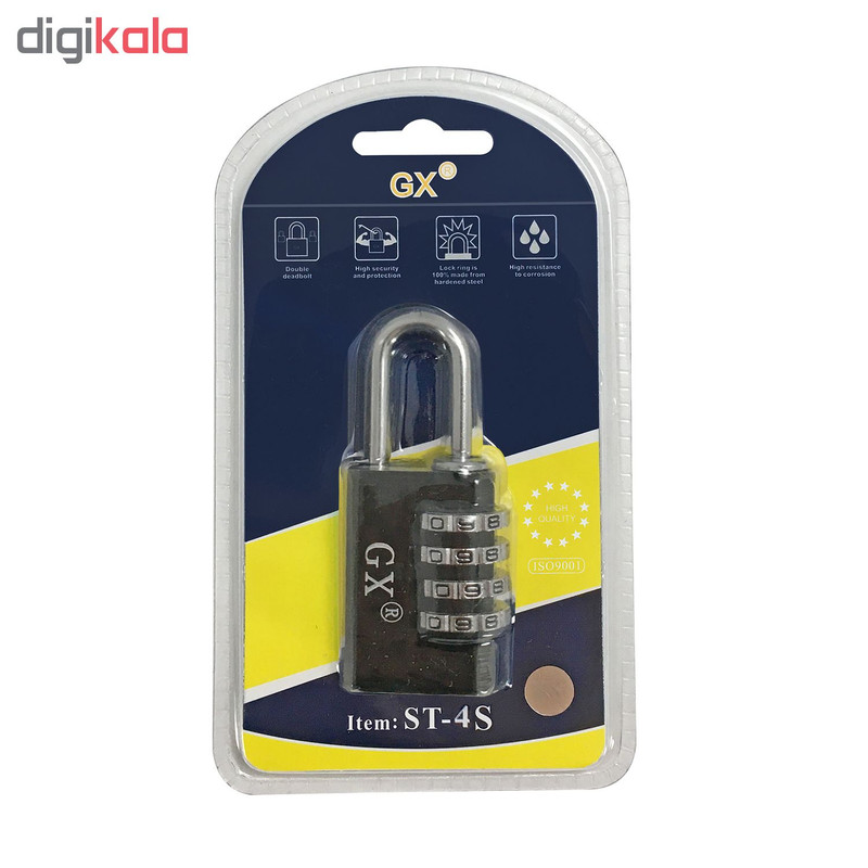 قفل آویز جی ایکس کد 20-04 قفل آویز جی ایکس کد 20-04
