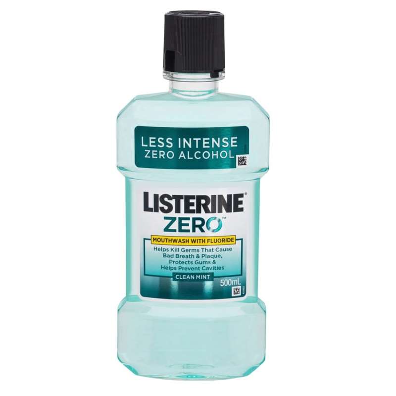 دهان شویه لیسترین مدل Zero حجم 500 میلی لیتر