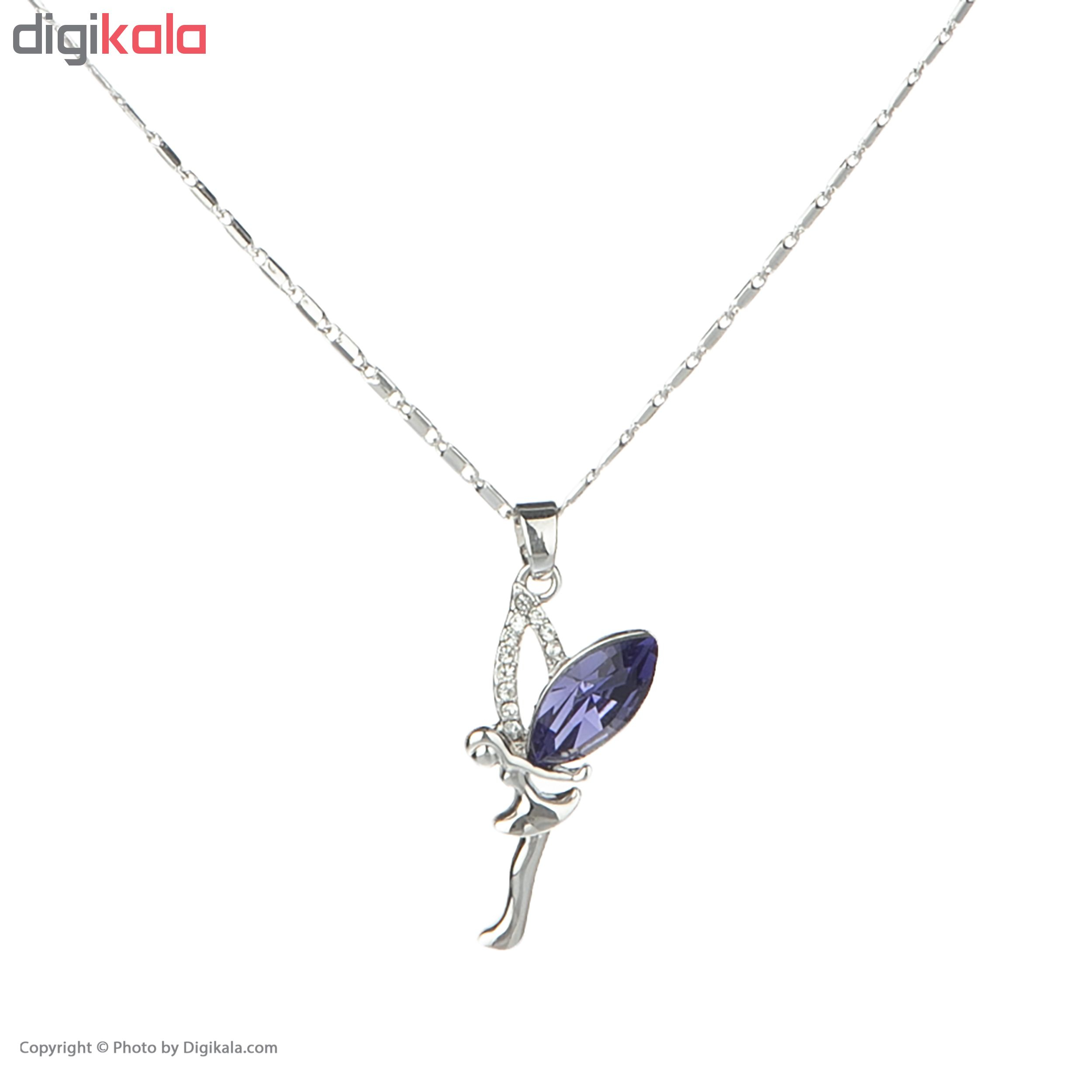 گردنبند زنانه GN79880 با سنگ سواروسکی