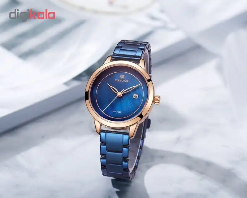 ساعت مچی عقربه ای زنانه نیوی فورس مدل NF5008-RGBE