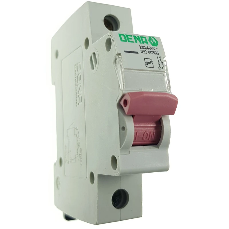 فیوز مینیاتوری تک فاز 25 آمپر دنا الکتریک ایرانیان مدل 10000 - C