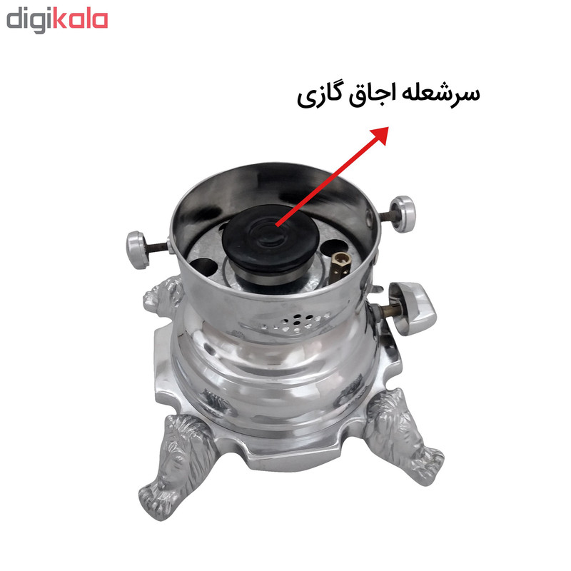سماور گازی پاکان مدل norsha1 گنجایش 6 لیتر سماور گازی پاکان مدل norsha1 گنجایش 6 لیتر