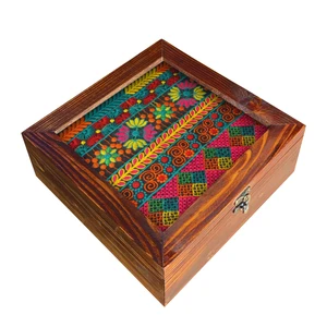 جعبه هدیه چوبی کد D111