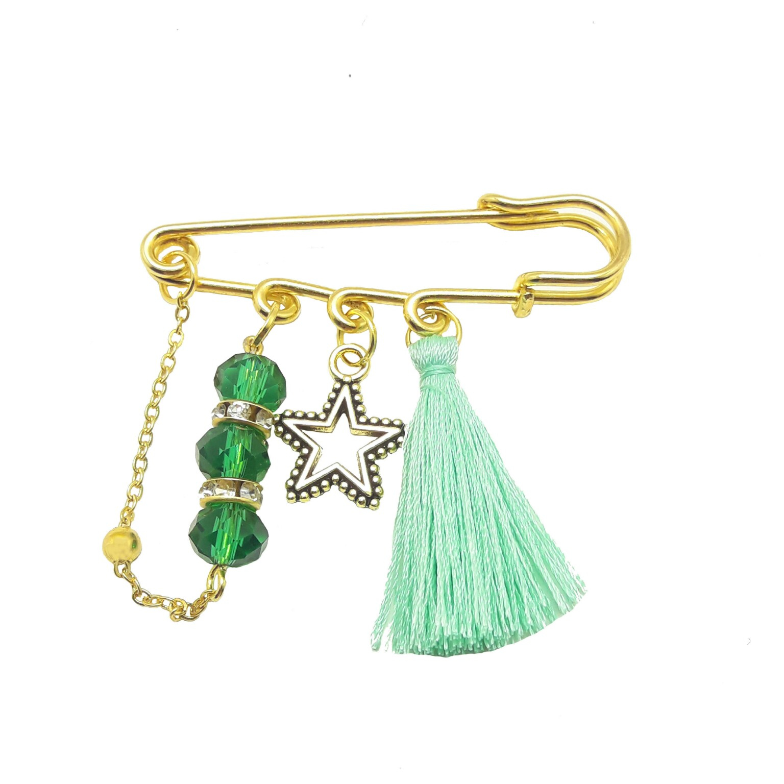 سنجاق سینه زنانه طرح ستاره کد ROZ01