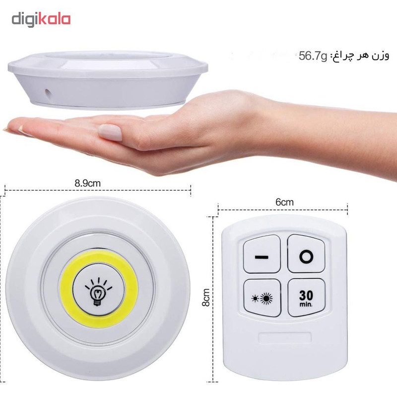 چراغ دیواری مدل 3ER بسته 3 عددی