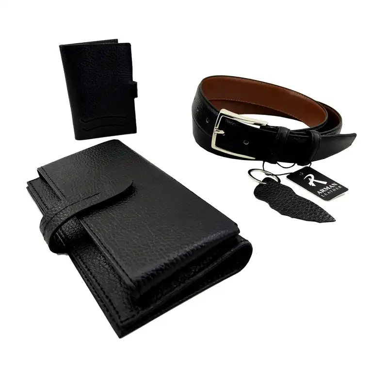 ست هدیه چرم آرمان مدل 550 فلوتر