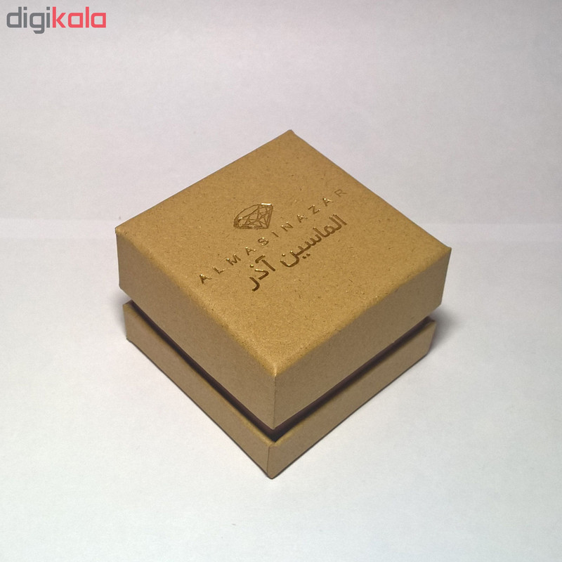 سنجاق سینه طلا 18 عیار زنانه الماسین آذر طرح چشم نظر کد 01