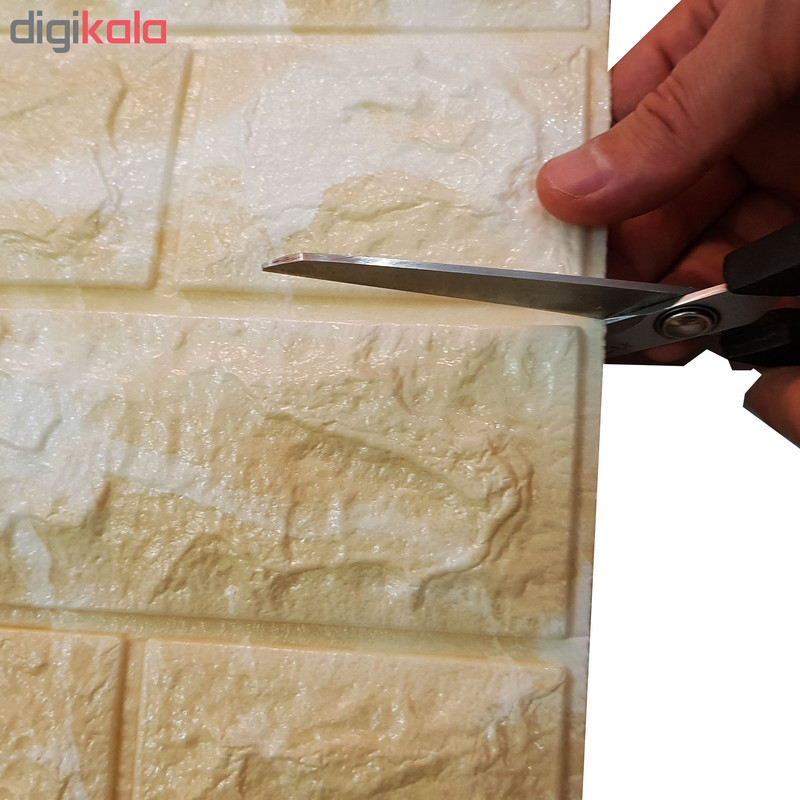 دیوارپوش طرح آجر کد 801 بسته 4 عددی