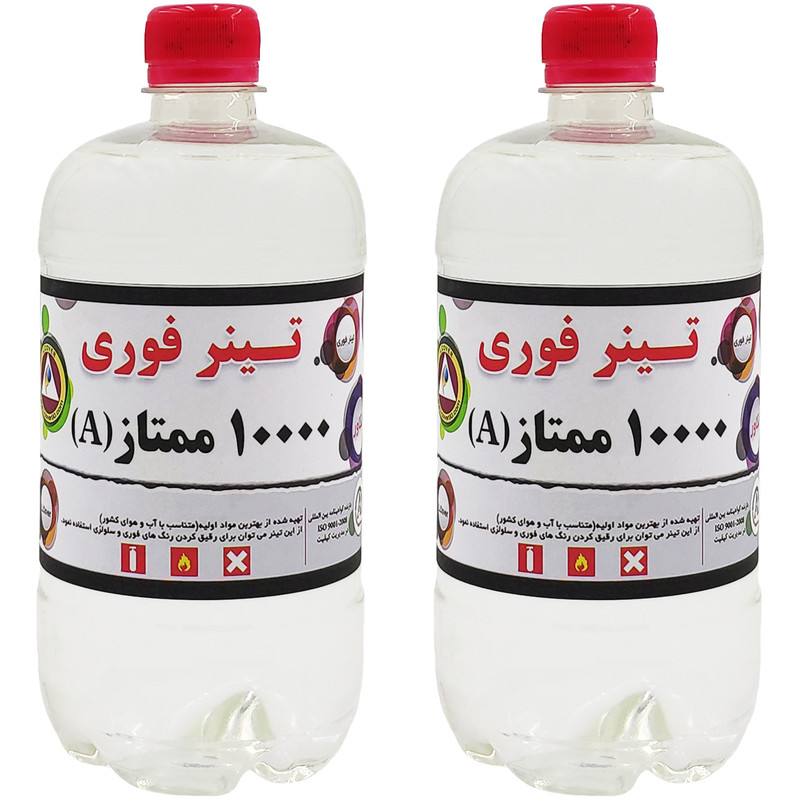 تینر الکاور مدل 10000A حجم 1 لیتر بسته 2 عددی