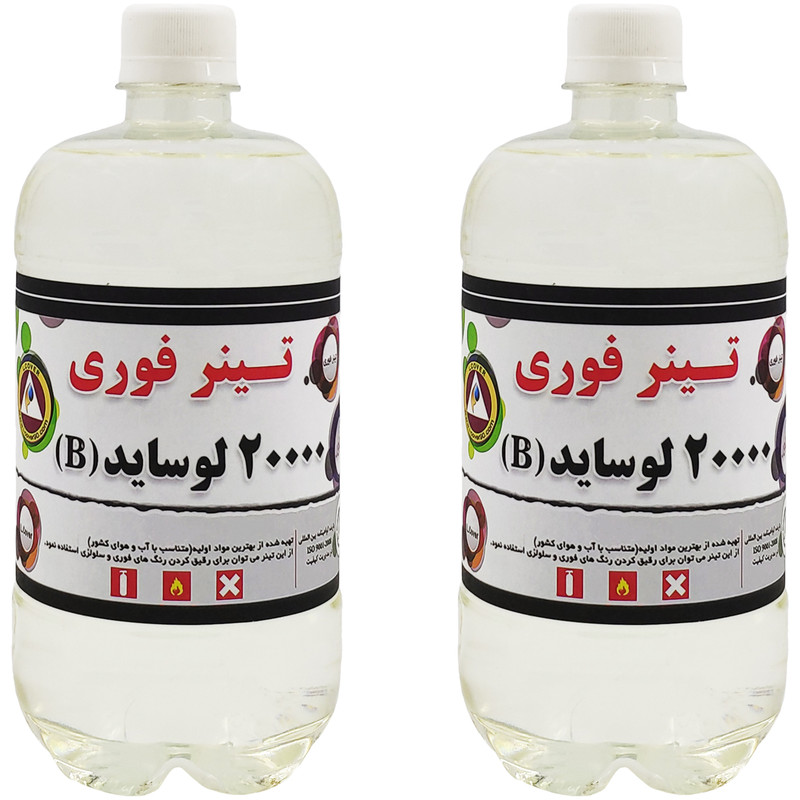 تینر الکاور مدل 20000B حجم 1 لیتر بسته 2 عددی