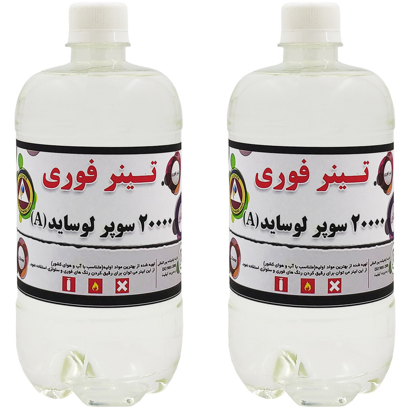 تینر الکاور مدل 20000A حجم 1 لیتر بسته 2 عددی