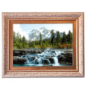 تابلو فرش ماشینی نقش نگار رضوی طرح منظره کد 1734G