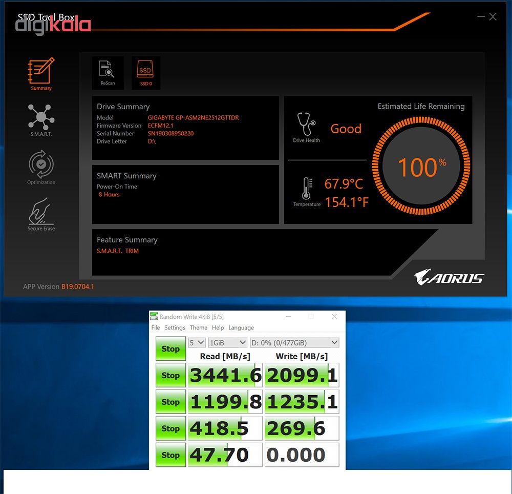 Aorus sales rgb ssd