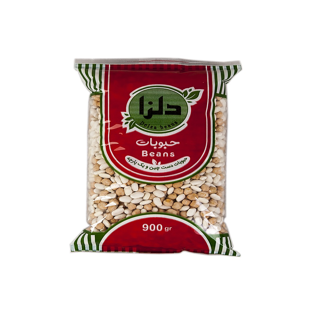 مخلوط نخود و لوبیا سفید دلزا - 900 گرم