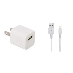 شارژر دیواری مدل A1385-7 به همراه کابل تبدیل  لایتنینگ