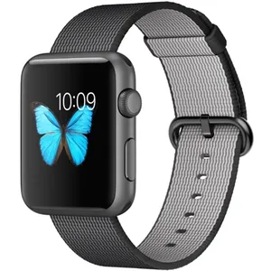 ساعت هوشمند اپل واچ مدل 42mm Aluminum Gray Case With Black Woven Nylon