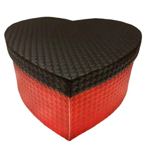 جعبه هدیه چرمی طرح قلب مدل FB-726813