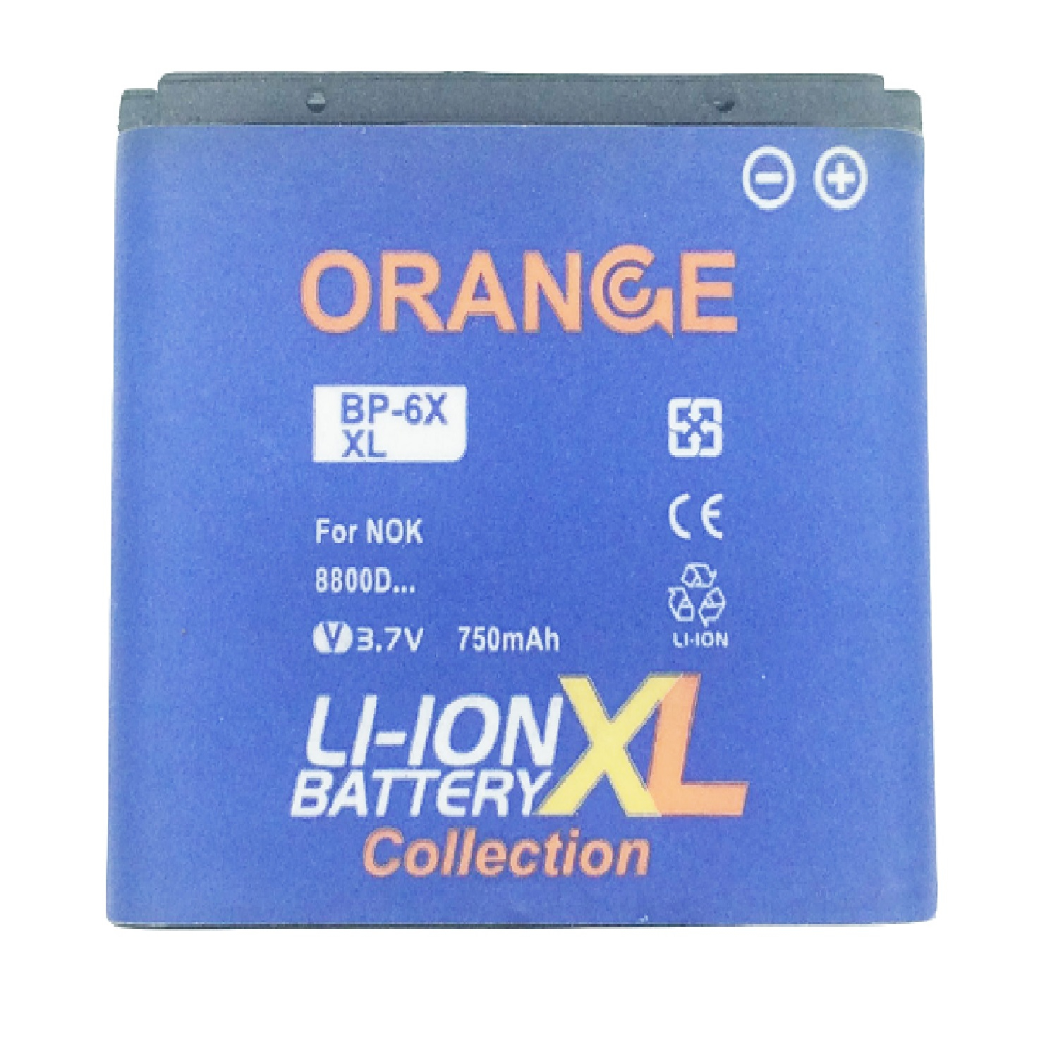 باتری موبایل مدل BL-6X با ظرفیت 750 میلی آمپر ساعت مناسب برای گوشی موبایل نوکیا 8800D 