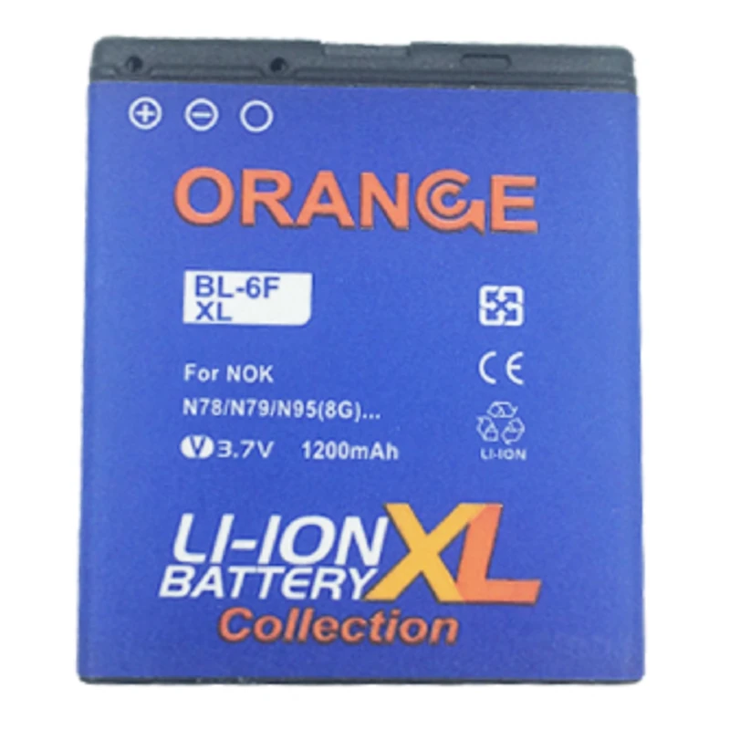 باتری موبایل مدل BP-6F ظرفیت 1200 میلی آمپر ساعت مناسب برای گوشی موبایل نوکیا N78