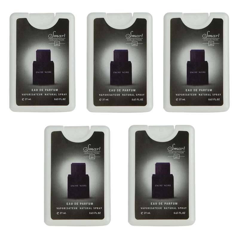 عطر جیبی مردانه اسمارت کالکشن مدل Encre Noire حجم 20 میلی لیتر مجموعه 5 عددی