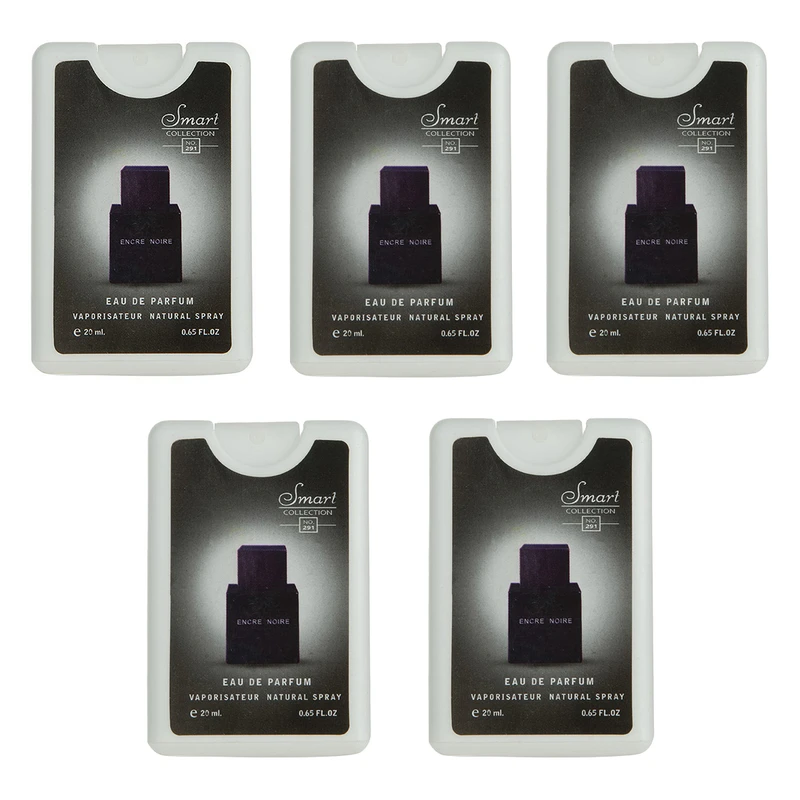 عطر جیبی مردانه اسمارت کالکشن مدل Encre Noire حجم 20 میلی لیتر مجموعه 5 عددی