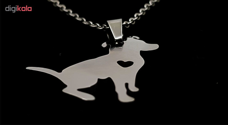 گردنبند زنانه طرح سگ کد 01 گردنبند زنانه طرح سگ کد 01