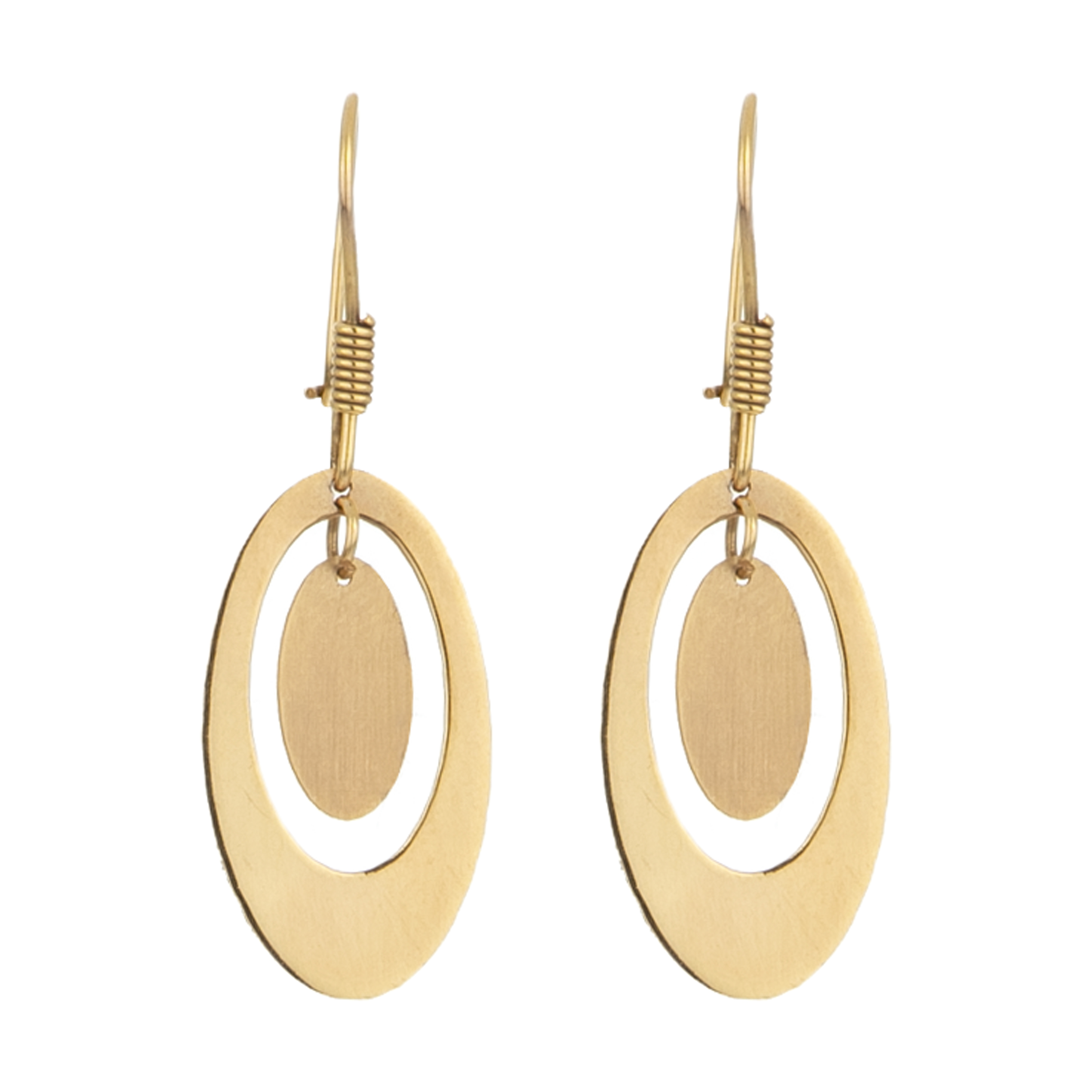 گوشواره طلا 18 عیار زنانه کد 1393
