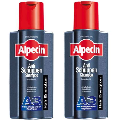 شامپو مو آلپسین مدل A3 حجم 250 میلی لیتر مجموعه 2 عددی