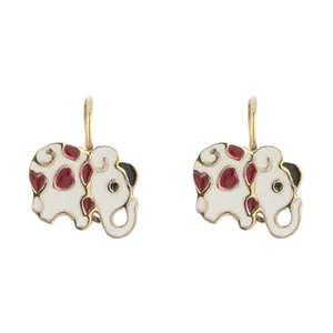گوشواره طلا 18 عیار دخترانه کد 688