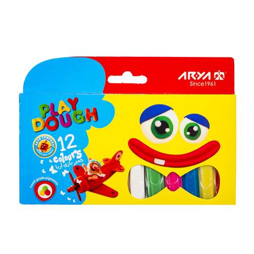 خمیربازی 12 رنگ آریا کد 65188