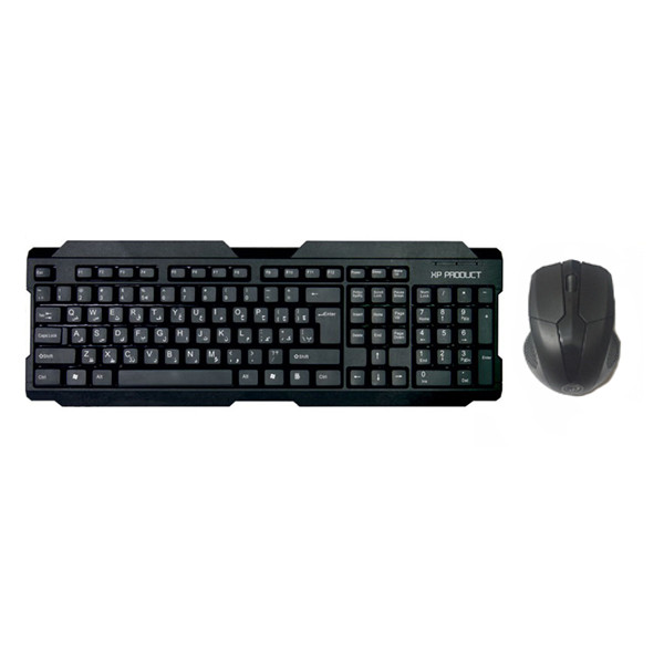 کیبورد و ماوس بی سیم ایکس پی-پرواکت مدل XP-W4400B با حروف فارسی