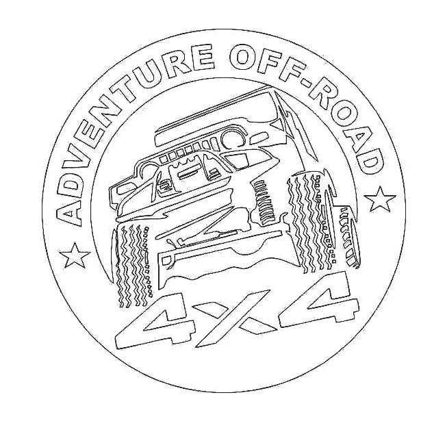 برچسب بدنه خودرو طرح Adventure کد w01