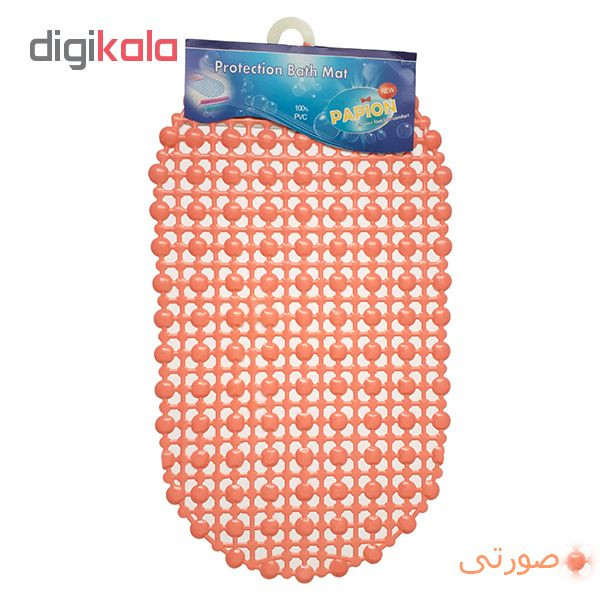 زیر پایی حمام پاپیون مدل L6670 سایز 63x35 سانتی متر