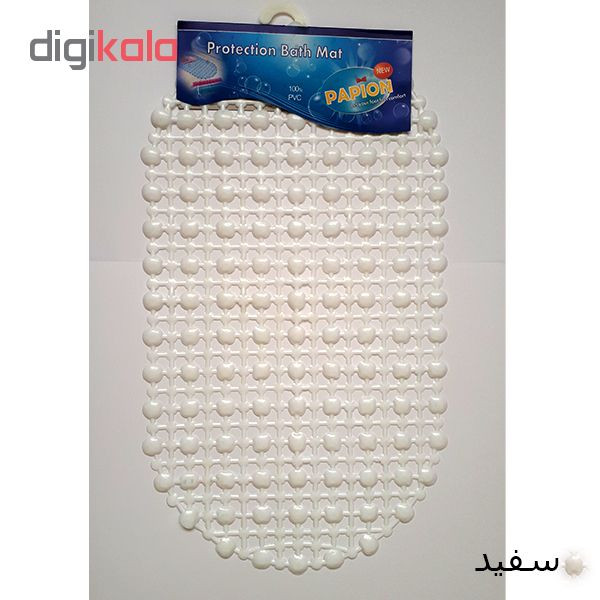 زیر پایی حمام پاپیون مدل L6670 سایز 63x35 سانتی متر