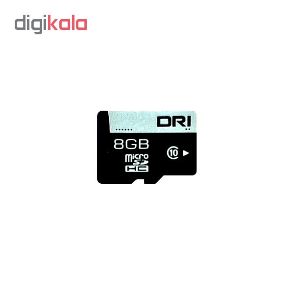 کارت حافظه microSDHC دی آر آی  کلاس 10 استاندارد UHS-I U1 سرعت 10MBps ظرفیت 8 گیگابایت                     غیر اصل