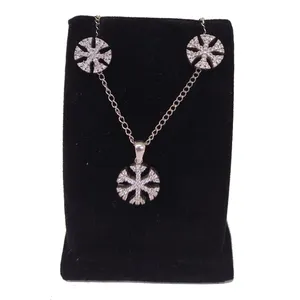 نیم ست نقره زنانه کد h332