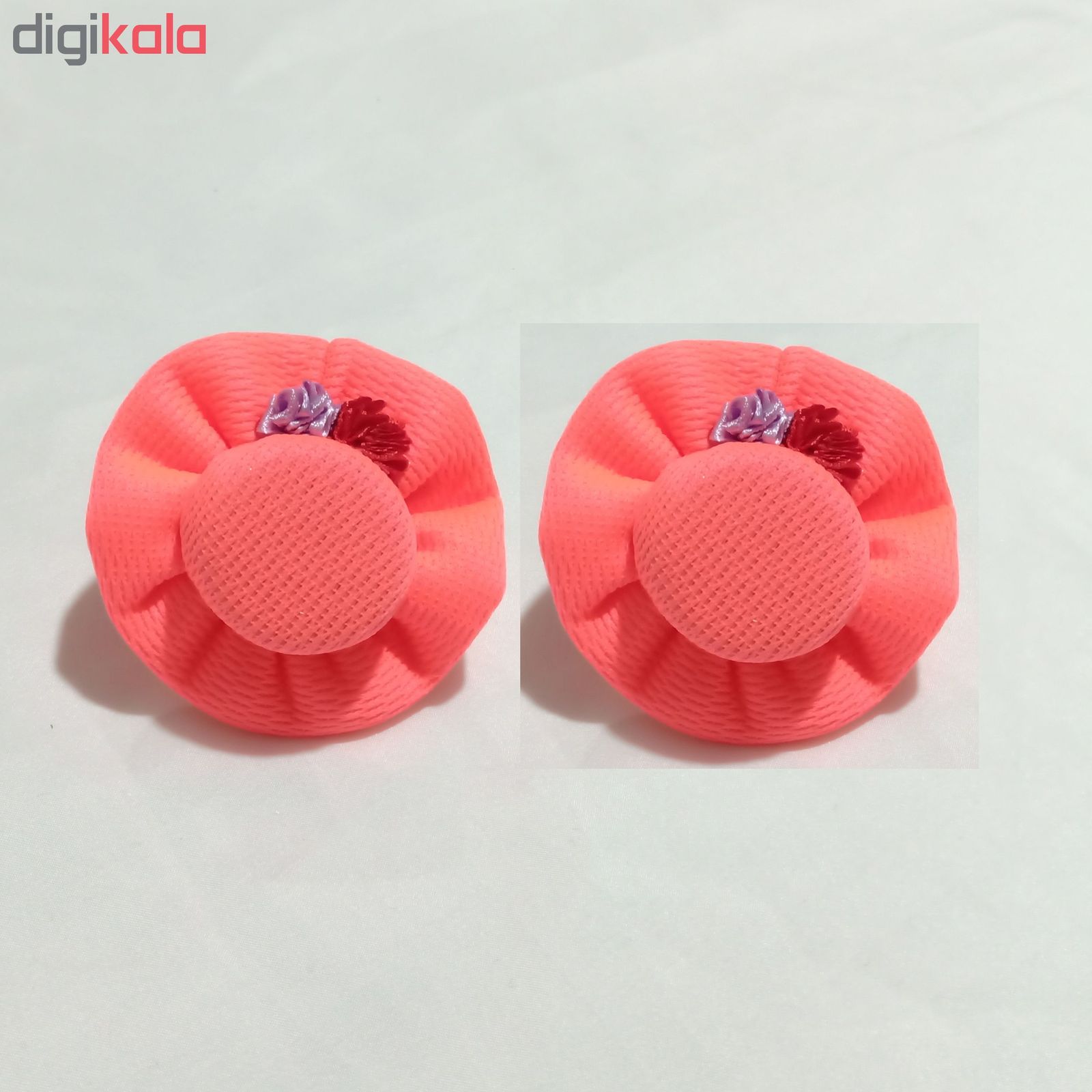 کش مو دخترانه طرح کلاه بسته 2 عددی -  - 5