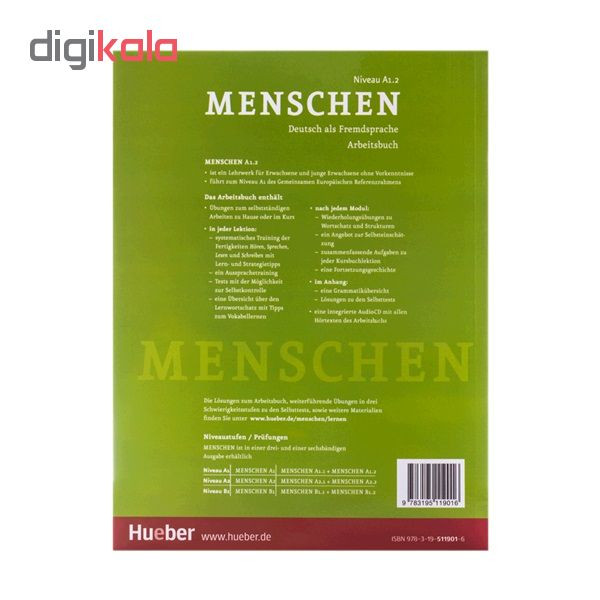 کتاب Menschen A1.2 اثر Sandra Evans انتشارات Hueber