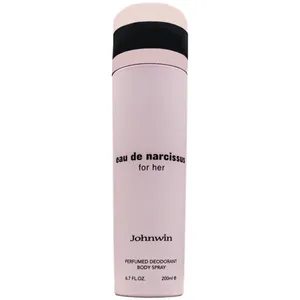 اسپری خوشبو کننده بدن زنانه جانوین مدل eau de narcissus  حجم 200 میلی لیتر