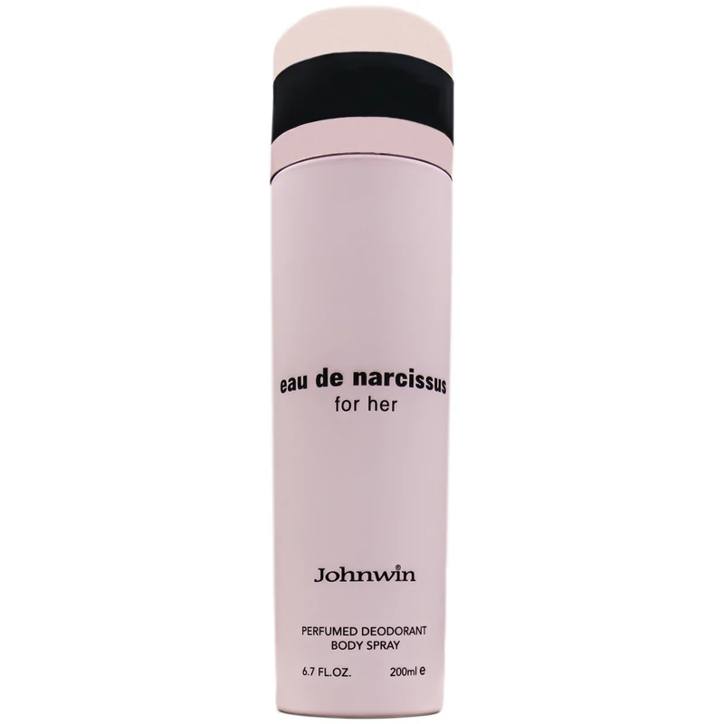 اسپری خوشبو کننده بدن زنانه جانوین مدل eau de narcissus حجم 200 میلی لیتر