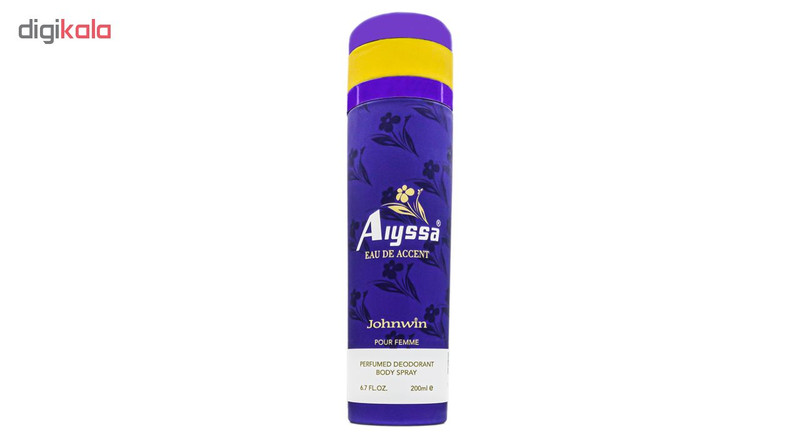 اسپری خوشبو کننده بدن زنانه جانوین مدل Aiyssa حجم 200 میلی لیتر