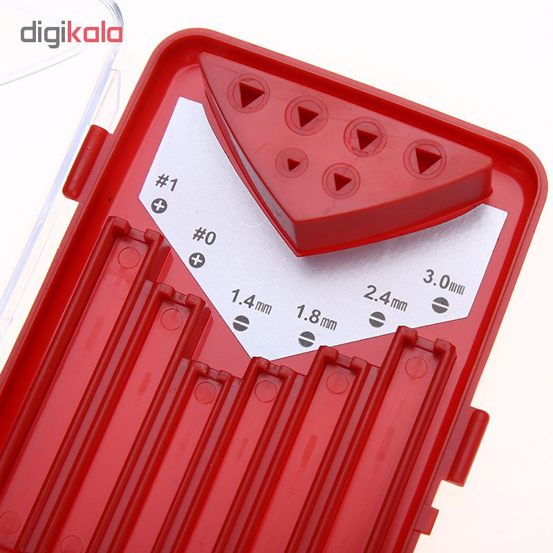 مجموعه 6 عددی پیچ گوشتی ساعتی پروسکیت مدل SD-9815 مجموعه 6 عددی پیچ گوشتی ساعتی پروسکیت مدل SD-9815