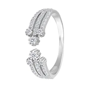 انگشتر نقره زنانه اقلیمه کد AN112