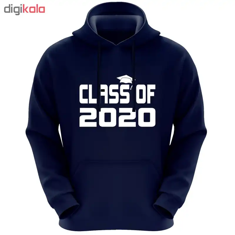 هودی زنانه طرح 2020 کد F131 رنگ سرمه ای