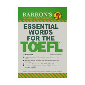 نقد و بررسی کتاب ESSENTIAL WORDS FOR THE TOEFL اثر Steven J.Matthiesen انتشارات BARRON S توسط خریداران