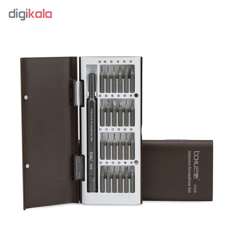 مجموعه 25 عددی سری پیچ گوشتی باکو مدل ba-3338 مجموعه 25 عددی سری پیچ گوشتی باکو مدل ba-3338