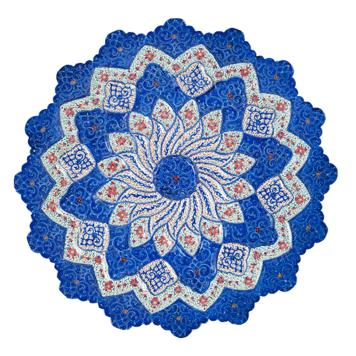  بشقاب میناکاری مدل ab0220 