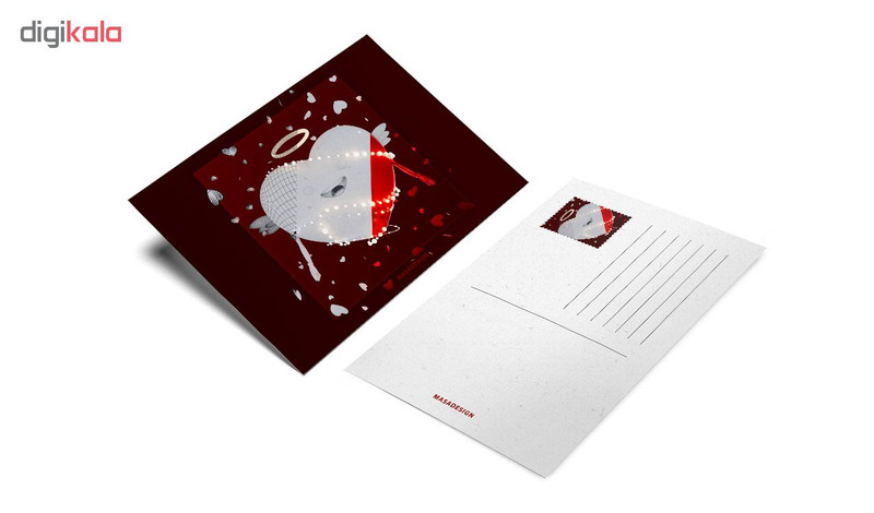 کارت پستال ماسا دیزاین طرح عشق کد postv195