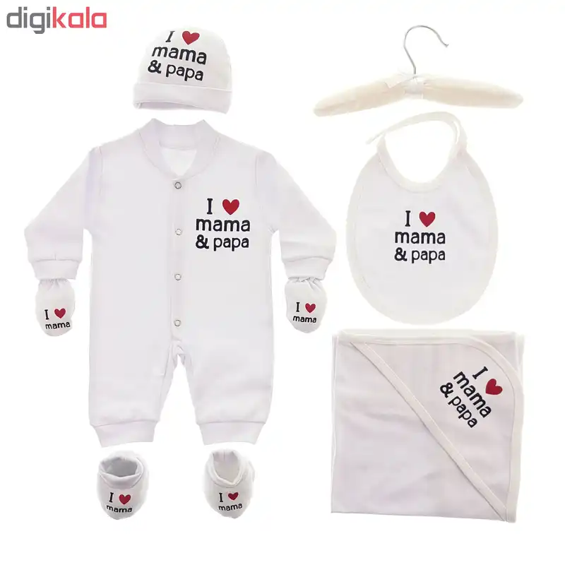 ست 9 تکه لباس نوزاد کد t77285493 _7109845