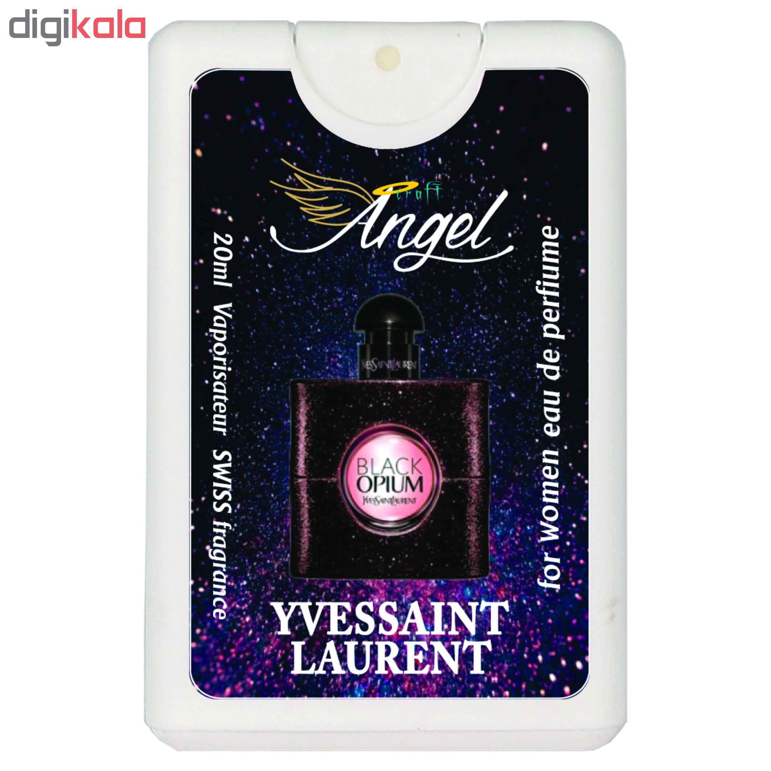عطر جیبی انجل کرفت مدل WM4 حجم 20 میلی لیتر مجموعه 4 عددی